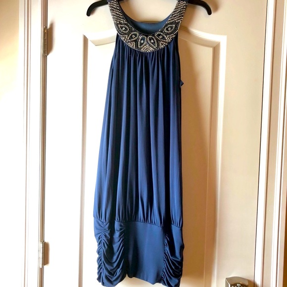 Sexy Short Dress with Stunning Pearls & Beadwork - EUC (worn once) Large - Picture 3 of 6